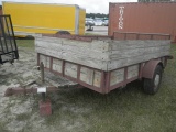 10-03534 (Trailers-Utility flatbed)  Seller:Private/Dealer 2000 HOMEMADE SINGLE AXLE TAG ALONG