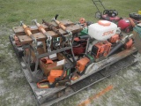 10-02604 (Equip.-Turf)  Seller: Gov/Pinellas Park Water Management LOT OF WEED EATER PARTS- BLOWERS-