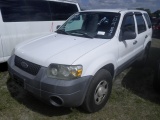10-06245 (Cars-SUV 4D)  Seller: Gov/Sarasota County Commissioners 2007 FORD ESCAPE