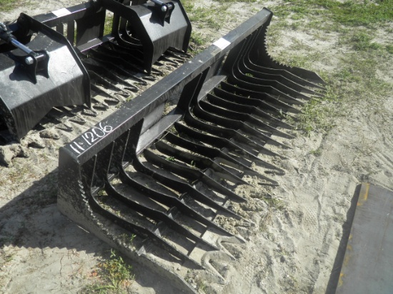 11-01206 (Equip.-Implement- misc.)  Seller:Private/Dealer SKID STEER LOADER 84 INCH ROCK BUCKET