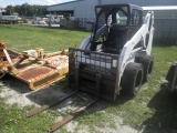 11-01112 (Equip.-Loader- skid steer)  Seller:Private/Dealer BOBCAT 5185 SKID STEER LOADER WITH FORKS