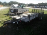 12-03118 (Trailers-Utility flatbed)  Seller: Gov/Manatee County 2010 BREWER TWO AXLE TAG ALONG UTILI