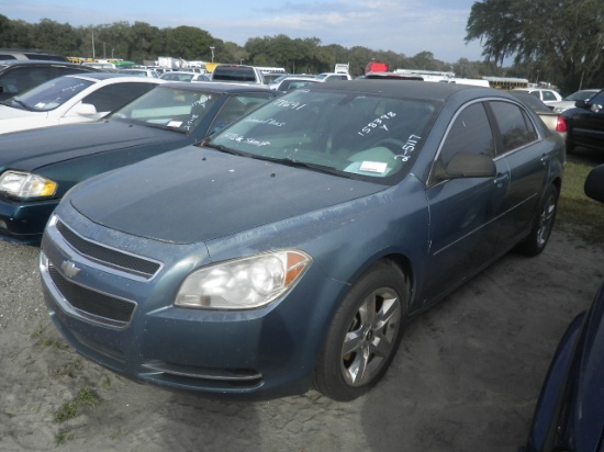 2-05117 (Cars-Sedan 4D)  Seller: Gov/Hillsborough County Sheriff-s 2009 CHEV MALIBU