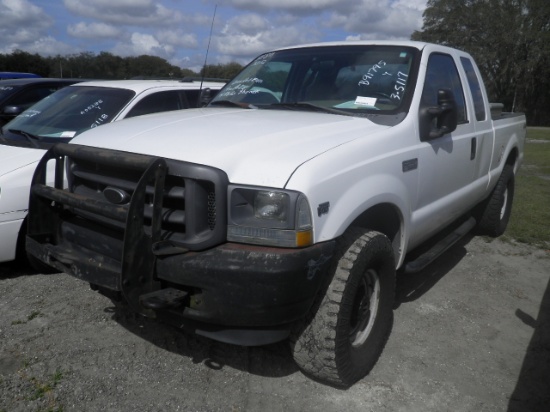 3-05117 (Trucks-Pickup 2D)  Seller: Gov-Hillsborough County Sheriff-s 2002 FORD