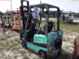 7-01132 (Equip.-Fork lift)  Seller:Private/Dealer MITSUBISHI FGC15K L.P.G. FORK