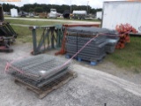 7-04124 (Equip.-Misc.)  Seller:Private/Dealer LOT OF METAL PALLET RACKS WITH SHE