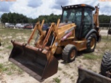 7-01156 (Equip.-Backhoe)  Seller:Private/Dealer CASE 580M ENCLOSED CAB TRACTOR L