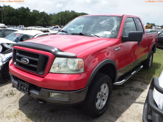 7-05146 (Trucks-Pickup 2D)  Seller:Private/Dealer 2004 FORD F150