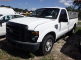 8-06228 (Trucks-Pickup 2D)  Seller: Gov-City Of Clearwater 2009 FORD F250