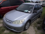 8-07245 (Cars-Sedan 4D)  Seller:Private/Dealer 2005 HOND CIVIC