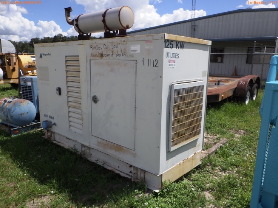 9-01112 (Equip.-Generator)  Seller: Gov-Pinellas County BOCC MAGNETEK RD1560 125