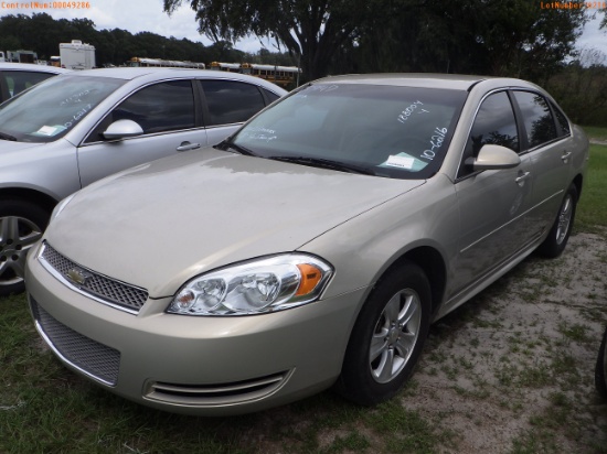 10-06216 (Cars-Sedan 4D)  Seller: Gov-Hillsborough County Sheriff-s 2012 CHEV IM
