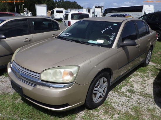 10-06260 (Cars-Sedan 4D)  Seller: Florida State D.F.S. 2005 CHEV MALIBU