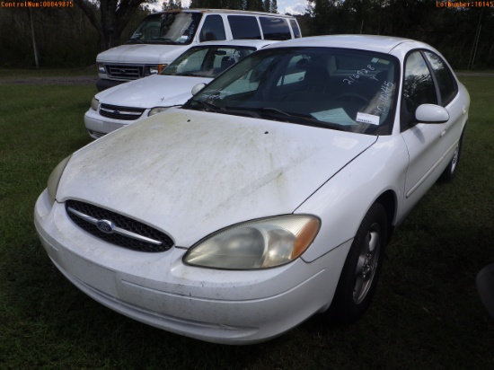 10-10145 (Cars-Sedan 4D)  Seller: Florida State D.J.J. 2003 FORD TAURUS