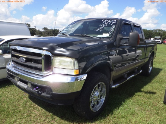10-10220 (Trucks-Pickup 4D)  Seller: Gov-Orange County Sheriffs Office 2003 FORD