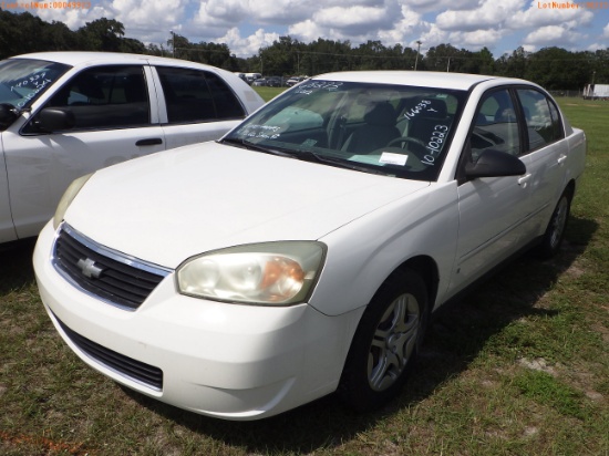 10-10223 (Cars-Sedan 4D)  Seller: Gov-Hillsborough County Sheriff-s 2007 CHEV MA