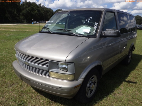 10-10239 (Cars-Van 3D)  Seller: Florida State D.O.E. 2005 CHEV ASTRO