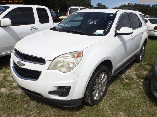 10-10245 (Cars-SUV 4D)  Seller: Gov-Sarasota County Sheriff-s Dept 2011 CHEV EQU