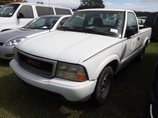 10-11129 (Trucks-Pickup 2D)  Seller: Florida State D.J.J. 1999 GMC SONOMA