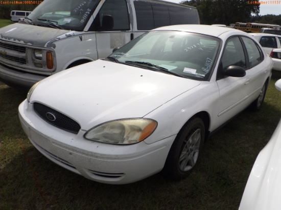 10-11137 (Cars-Sedan 4D)  Seller: Florida State D.J.J. 2006 FORD TAURUS