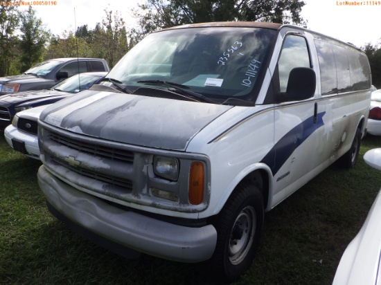 10-11149 (Cars-Van 3D)  Seller: Florida State D.J.J. 2001 CHEV 3500