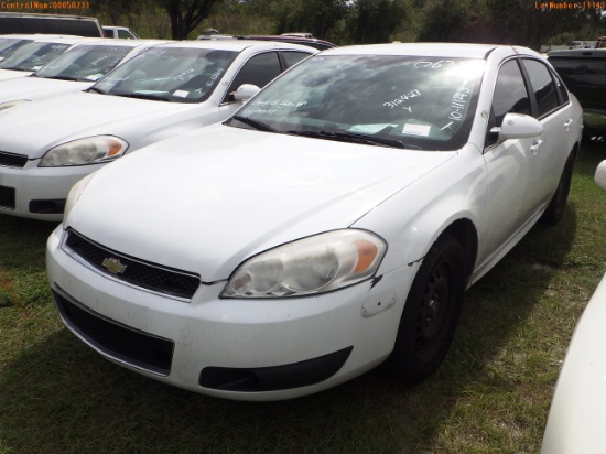 10-11143 (Cars-Sedan 4D)  Seller: Gov-Orange County Sheriffs Office 2012 CHEV IM