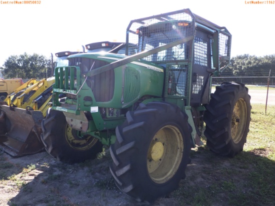 11-01162 (Equip.-Tractor)  Seller: Gov-Hillsborough County B.O.C.C. JOHN DEERE 6