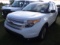 11-11120 (Cars-SUV 4D)  Seller: Gov-Hillsborough County B.O.C.C. 2013 FORD EXPLO