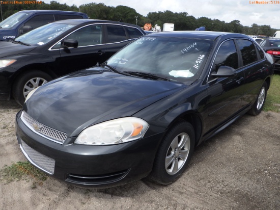 11-05126 (Cars-Sedan 4D)  Seller: Gov-Hillsborough County Sheriff-s 2012 CHEV IM