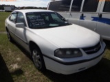 11-10129 (Cars-Sedan 4D)  Seller: Florida State D.J.J. 2002 CHEV IMPALA