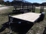 12-03126 (Trailers-Utility flatbed)  Seller:Private/Dealer 2000 TT10 16 FOOT BY