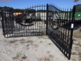 12-02516 (Equip.-Misc.)  Seller:Private/Dealer BIFOLD 7.5 FOOT TALL WROUGHT IRON