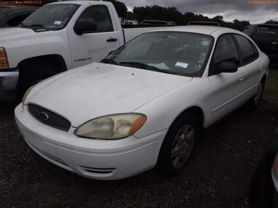 12-05134 (Cars-Sedan 4D)  Seller: Florida State D.O.H. 2006 FORD TAURUS