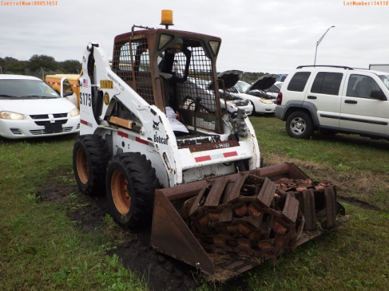 1-14110 (Equip.-Loader- skid steer)  Seller: Florida State D.O.T. BOBCAT S175 SK