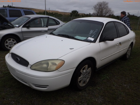 1-14125 (Cars-Sedan 4D)  Seller: Florida State D.O.T. 2006 FORD TAURUS