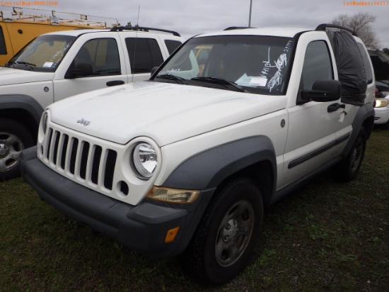1-14113 (Cars-SUV 4D)  Seller: Florida State D.O.T. 2006 JEEP LIBERTY