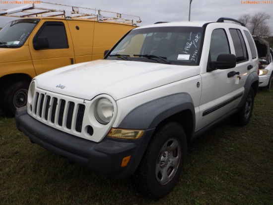 1-14112 (Cars-SUV 4D)  Seller: Florida State D.O.T. 2006 JEEP LIBERTY