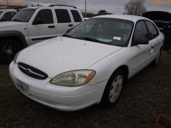 1-14115 (Cars-Sedan 4D)  Seller: Florida State D.O.T. 2002 FORD TAURUS