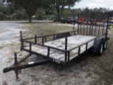 2-03154 (Trailers-Utility flatbed)  Seller:Private/Dealer 2016 HOMEMADE TANDEM A