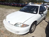 2-05156 (Cars-Sedan 4D)  Seller: Florida State D.O.T. 2002 CHEV CAVALIER