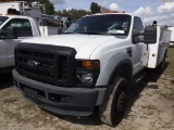 2-08241 (Trucks-Utility 2D)  Seller: Gov-City Of Dunedin 2008 FORD F550XL