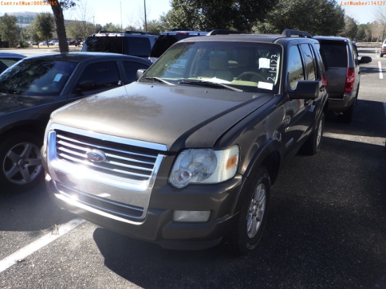 2-14127 (Cars-SUV 4D)  Seller: Florida State D.F.S. 2008 FORD EXPLORER