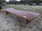 3-02232 (Equip.-Misc.)  Seller:Private/Dealer 16 FOOT TEAK WOOD LIVE EDGE TABLE