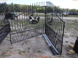 3-02272 (Equip.-Misc.)  Seller:Private/Dealer SET OF POWDER COATED IRON GATES FO