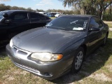 3-06222 (Cars-Sedan 2D)  Seller: Florida State F.D.L.E. 2005 CHEV MONTECARL
