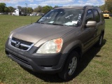 3-11213 (Cars-SUV 4D)  Seller: Gov-Manatee County Sheriffs 2004 HOND CRV