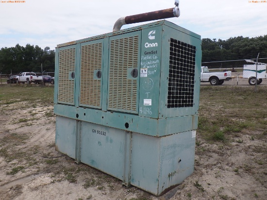 4-01196 (Equip.-Generator)  Seller: Gov-Pinellas County BOCC ONAN DGFA-4960617 D