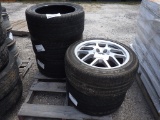 4-04214 (Equip.-Automotive)  Seller:Private/Dealer (1) 255-45 R18 TIRE & RIM (4)