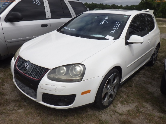 4-06229 (Cars-Hatchback 2D)  Seller: Gov-Manatee County Sheriffs 2007 VOLK GTI