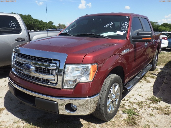 4-06250 (Trucks-Pickup 4D)  Seller: Gov-Hillsborough County Sheriffs 2014 FORD F